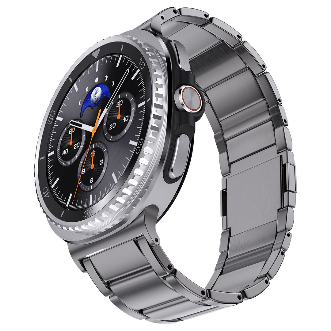 BRACELET MAGNÉTIQUE À LIEN EN TITANE LUX21 POUR GALAXY WATCH