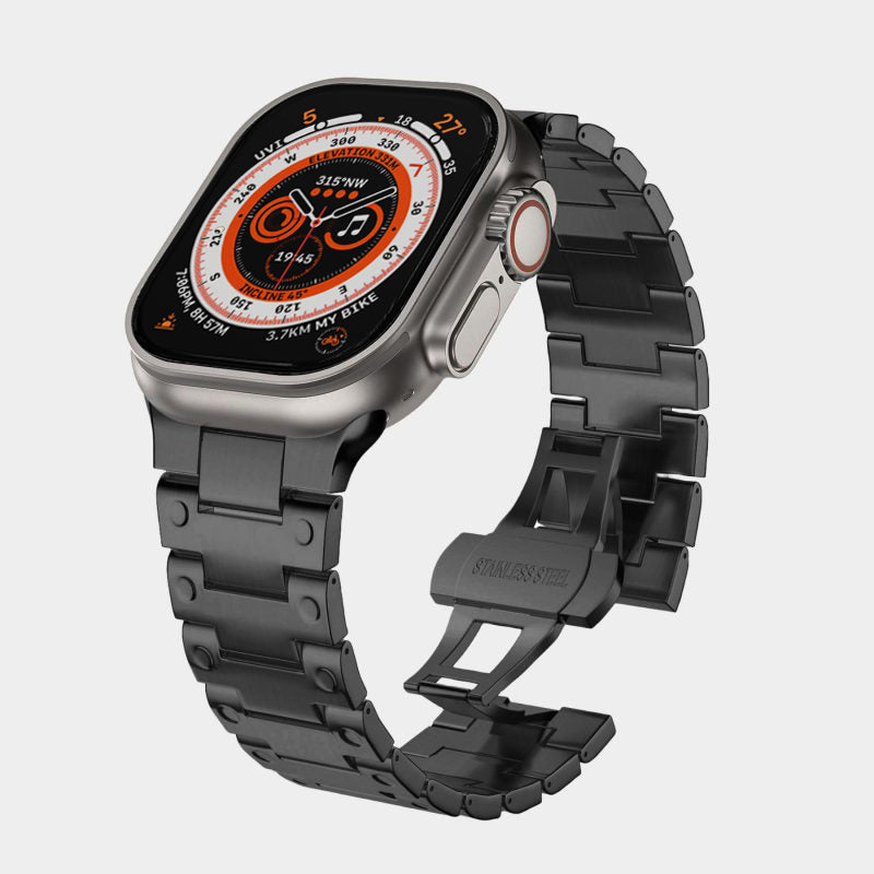 Bracelet de montre en titane alvéolé