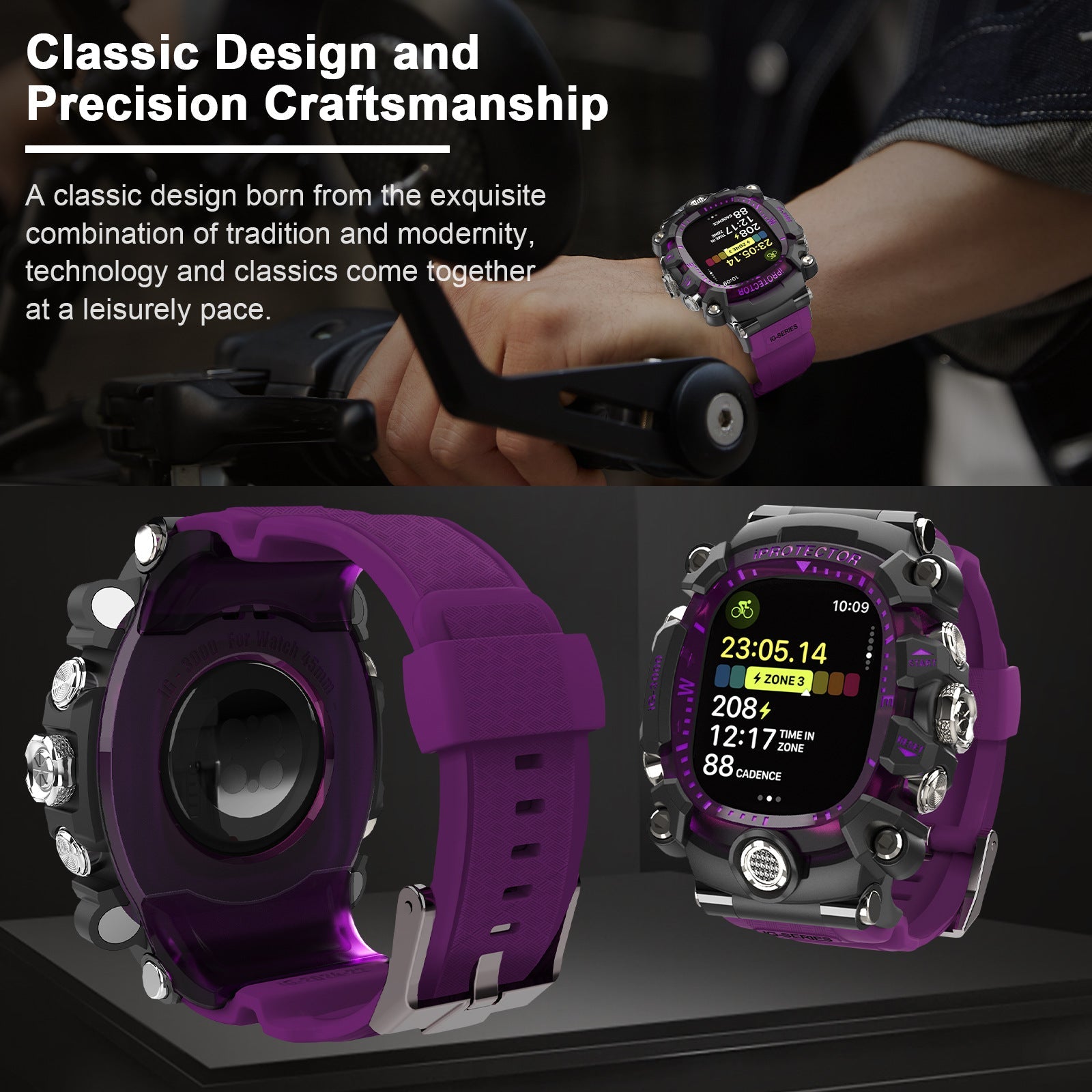 Bracelet en caoutchouc polycarbonate modifié 218