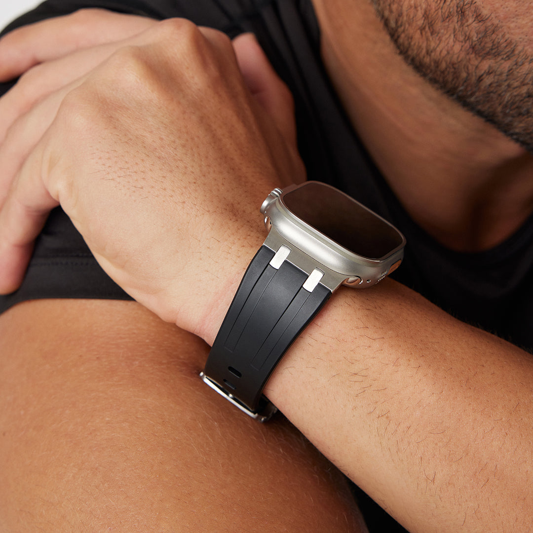 Bracelet en silicone de luxe AP avec boucle papillon