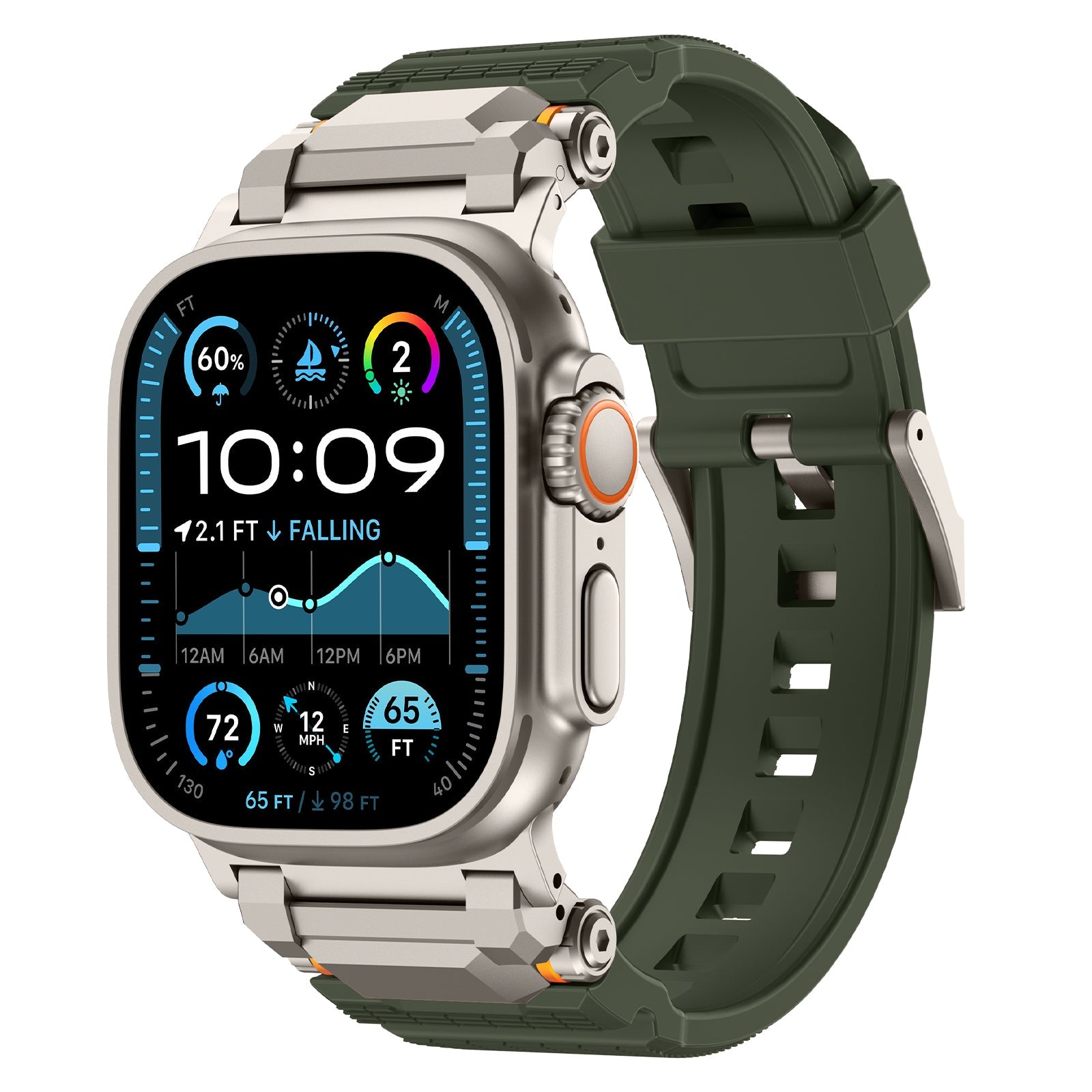 Bracelet en silicone Samurai Mech Design pour Apple Watch