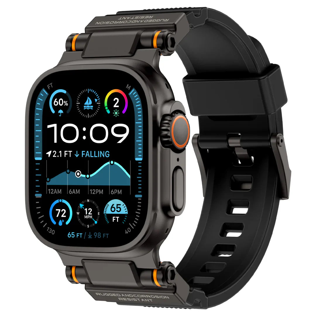 Bracelet en silicone Mecha Design pour Apple Watch