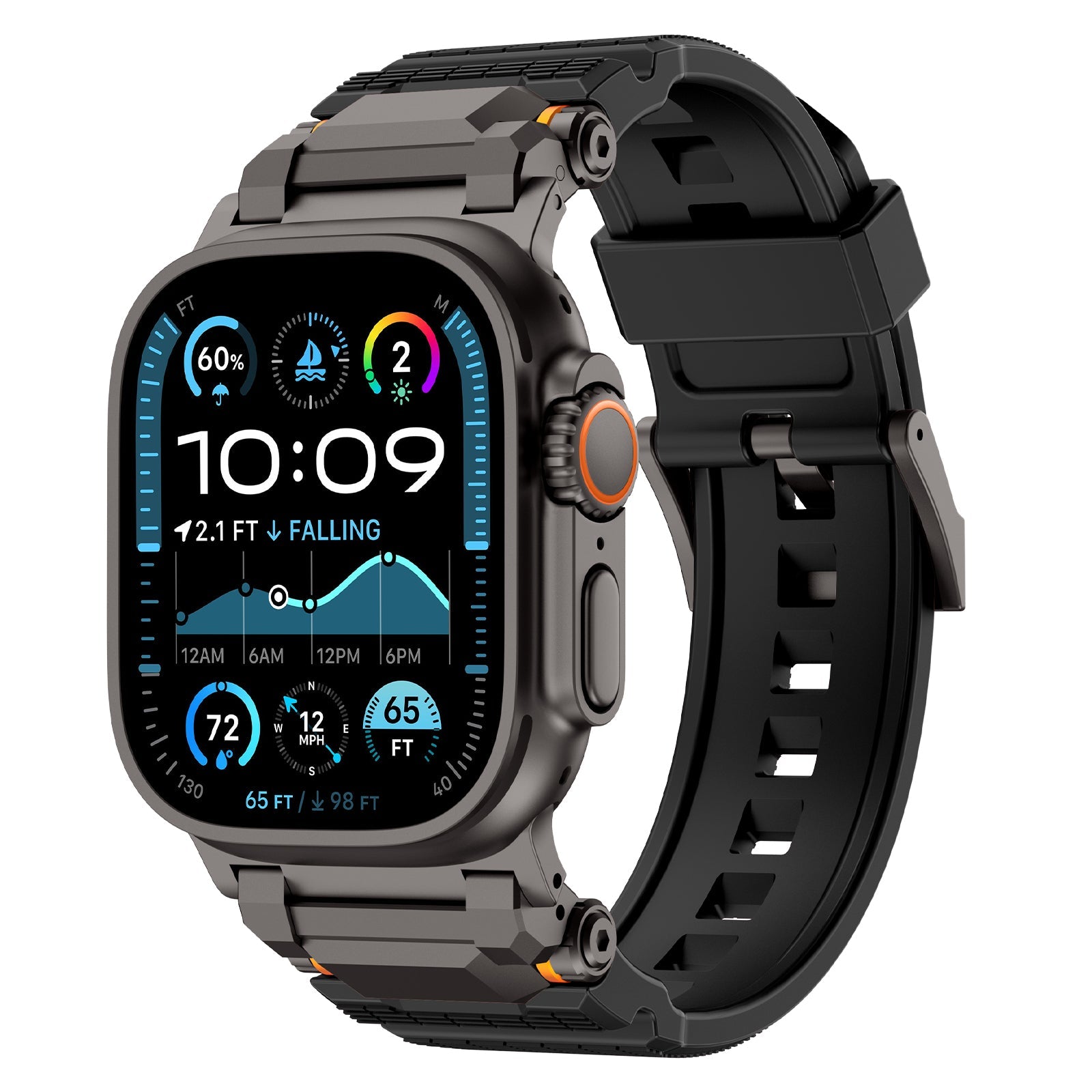 Bracelet en silicone Samurai Mech Design pour Apple Watch