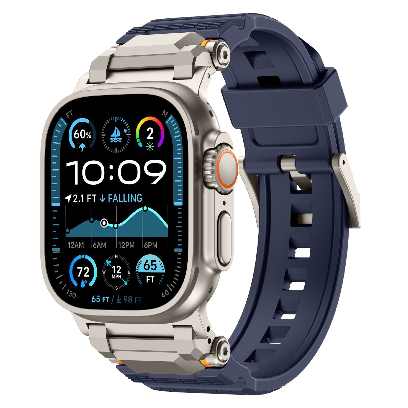 Bracelet en silicone Samurai Mech Design pour Apple Watch