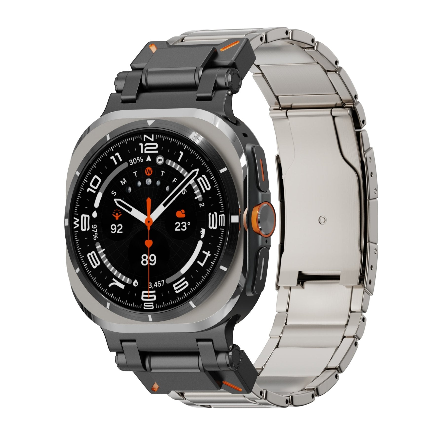 BRACELET À MAILLONS EN TITANE LUX88 pour Galaxy Watch Ultra