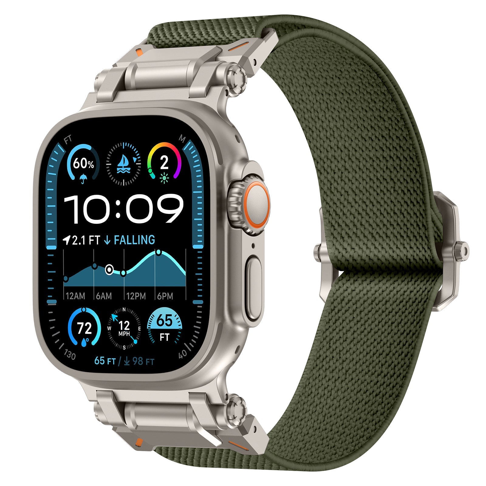 Bracelet Explorer en nylon pour Apple Watch