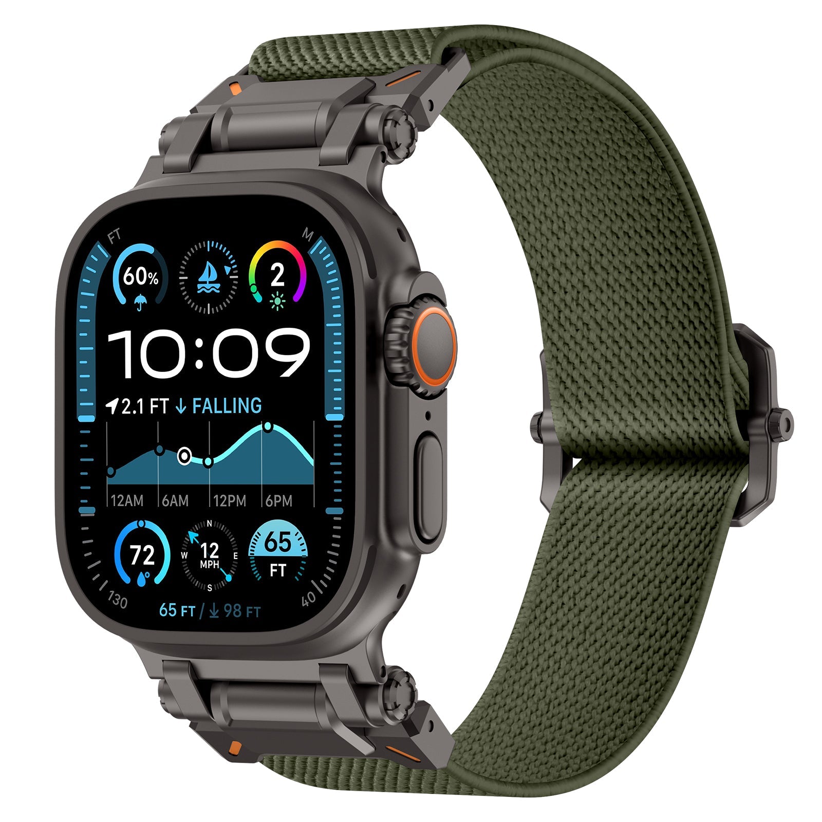 Bracelet Explorer en nylon pour Apple Watch