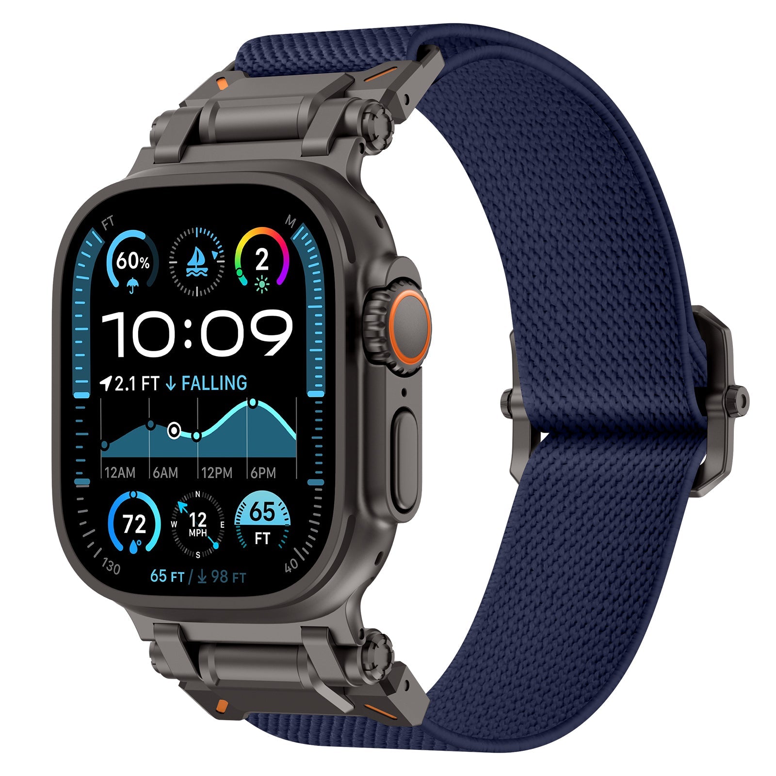 Bracelet Explorer en nylon pour Apple Watch