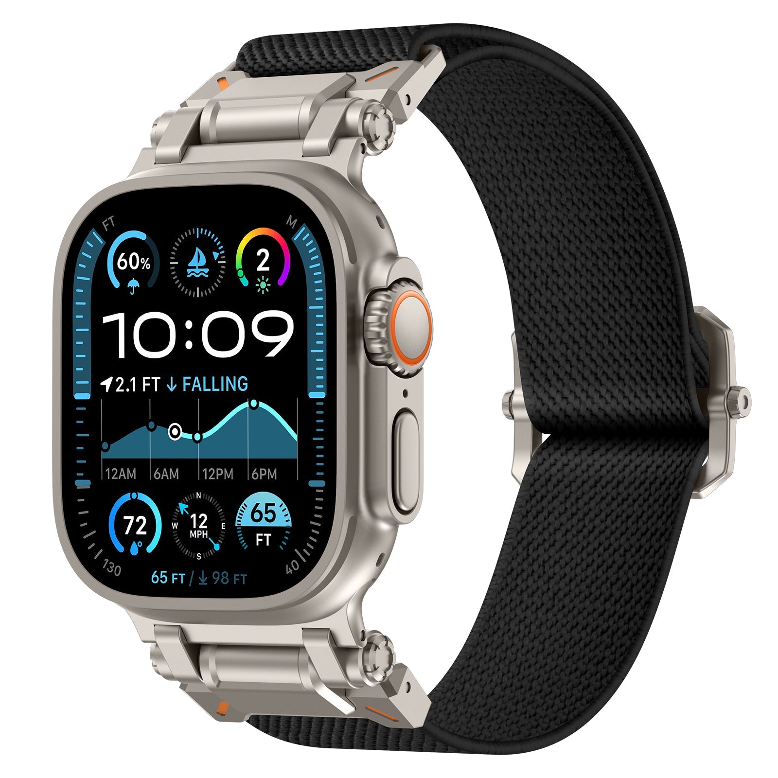 Bracelet Explorer en nylon pour Apple Watch