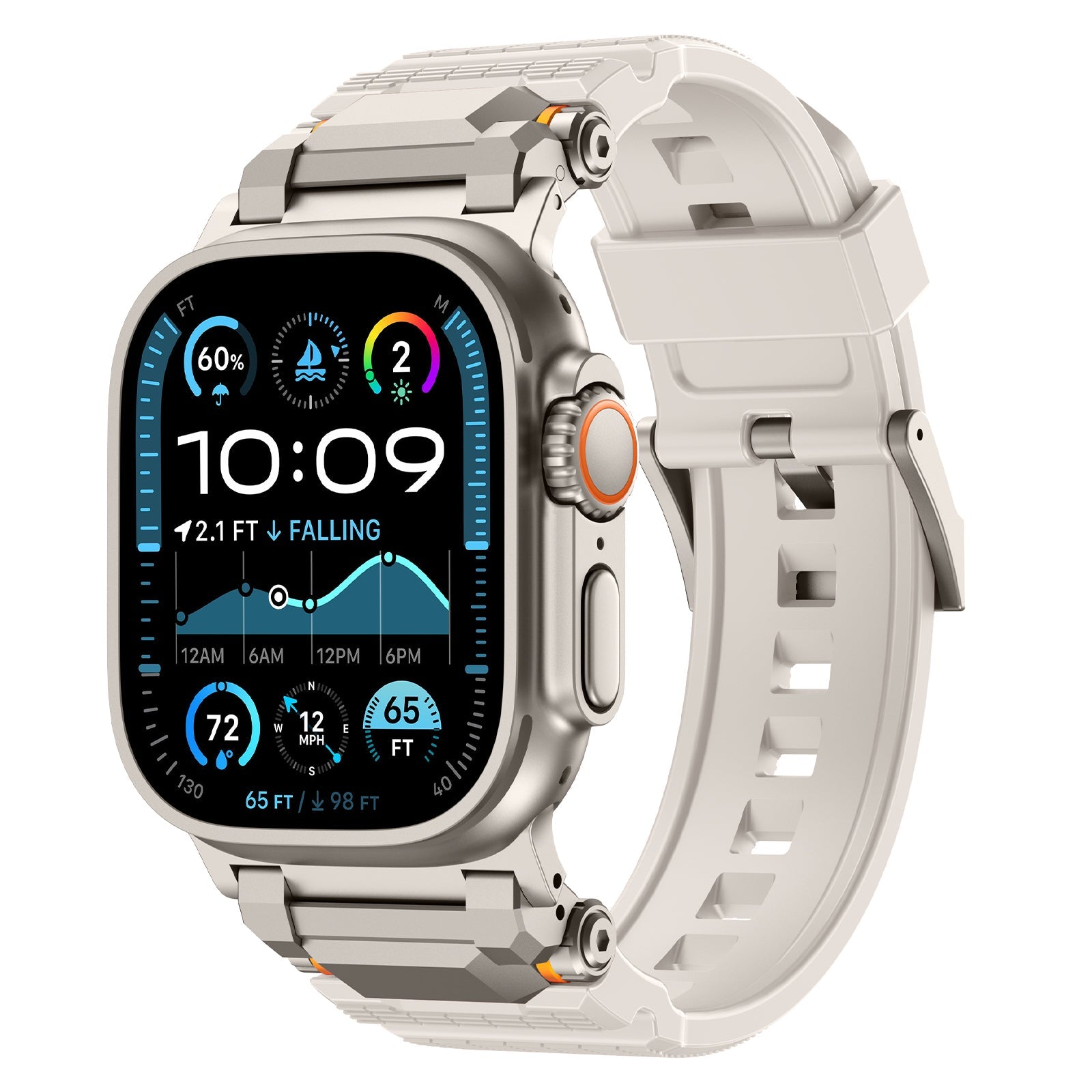 Bracelet en silicone Samurai Mech Design pour Apple Watch