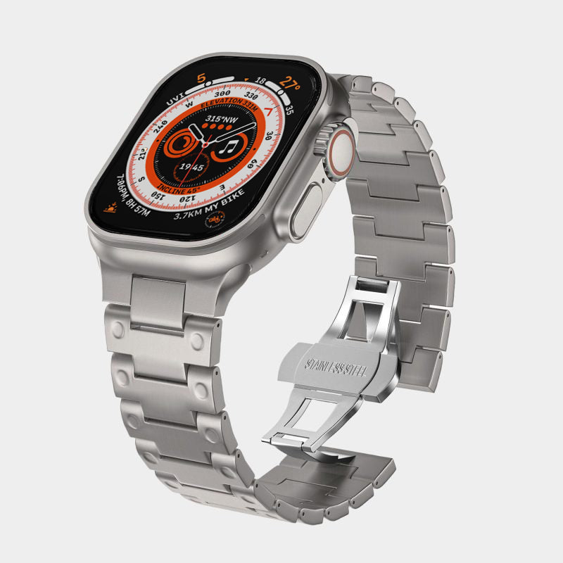 Bracelet de montre en titane alvéolé