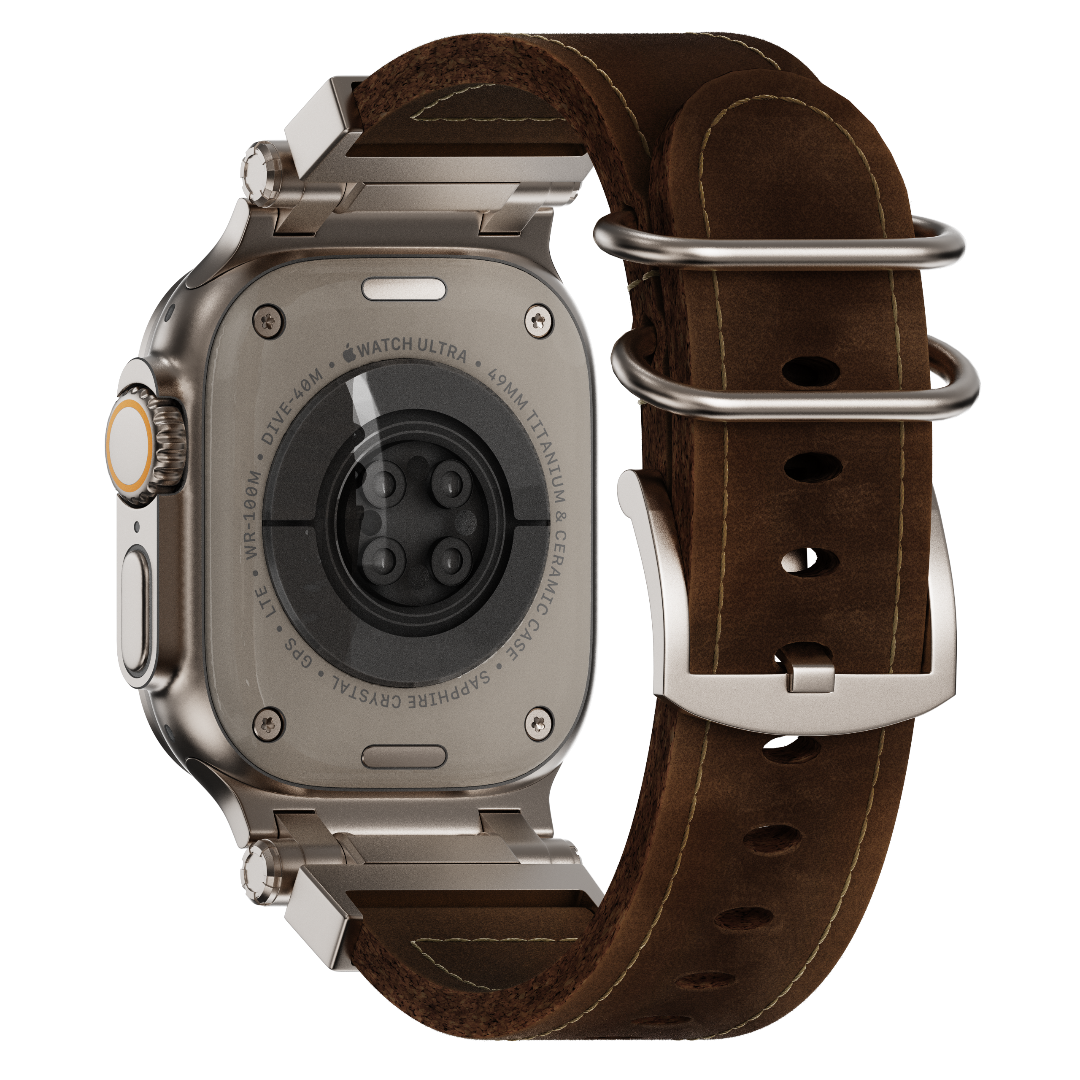 Bracelet en cuir avec boucle Wild West LUX32