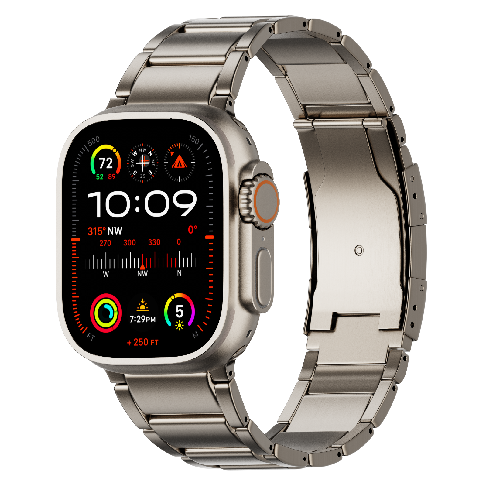 BRACELET À MAILLONS EN TITANE LUX913