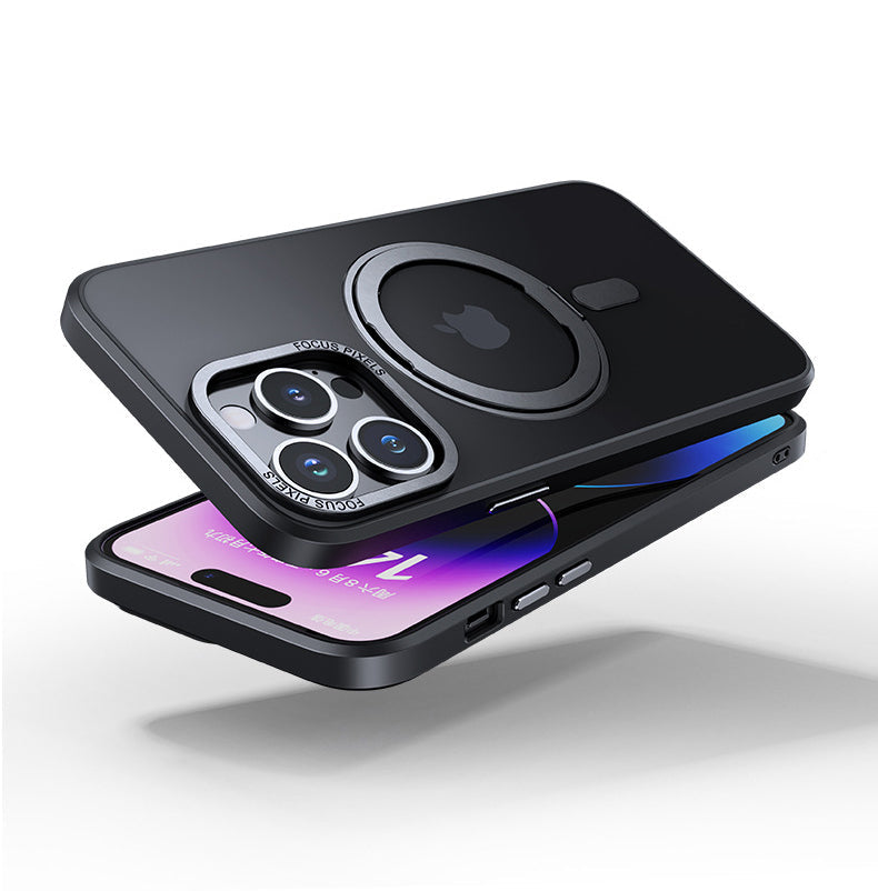 Coque iPhone transparente givrée Magsafe