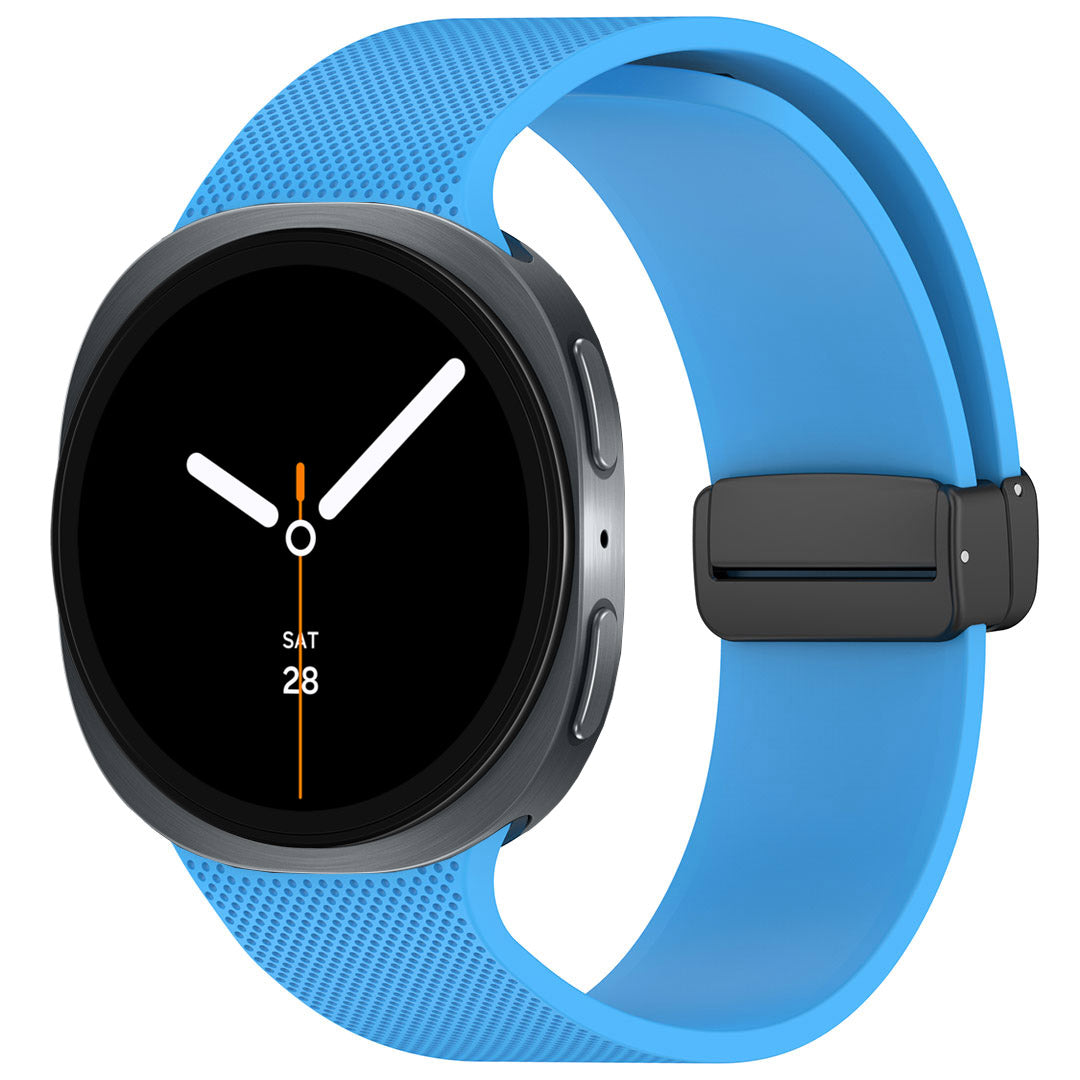 Bracelet de montre en silicone ST03 à boucle magnétique pour Galaxy Watch 8