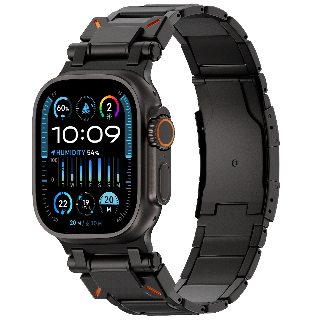 BRACELET À MAILLONS EN TITANE LUX88