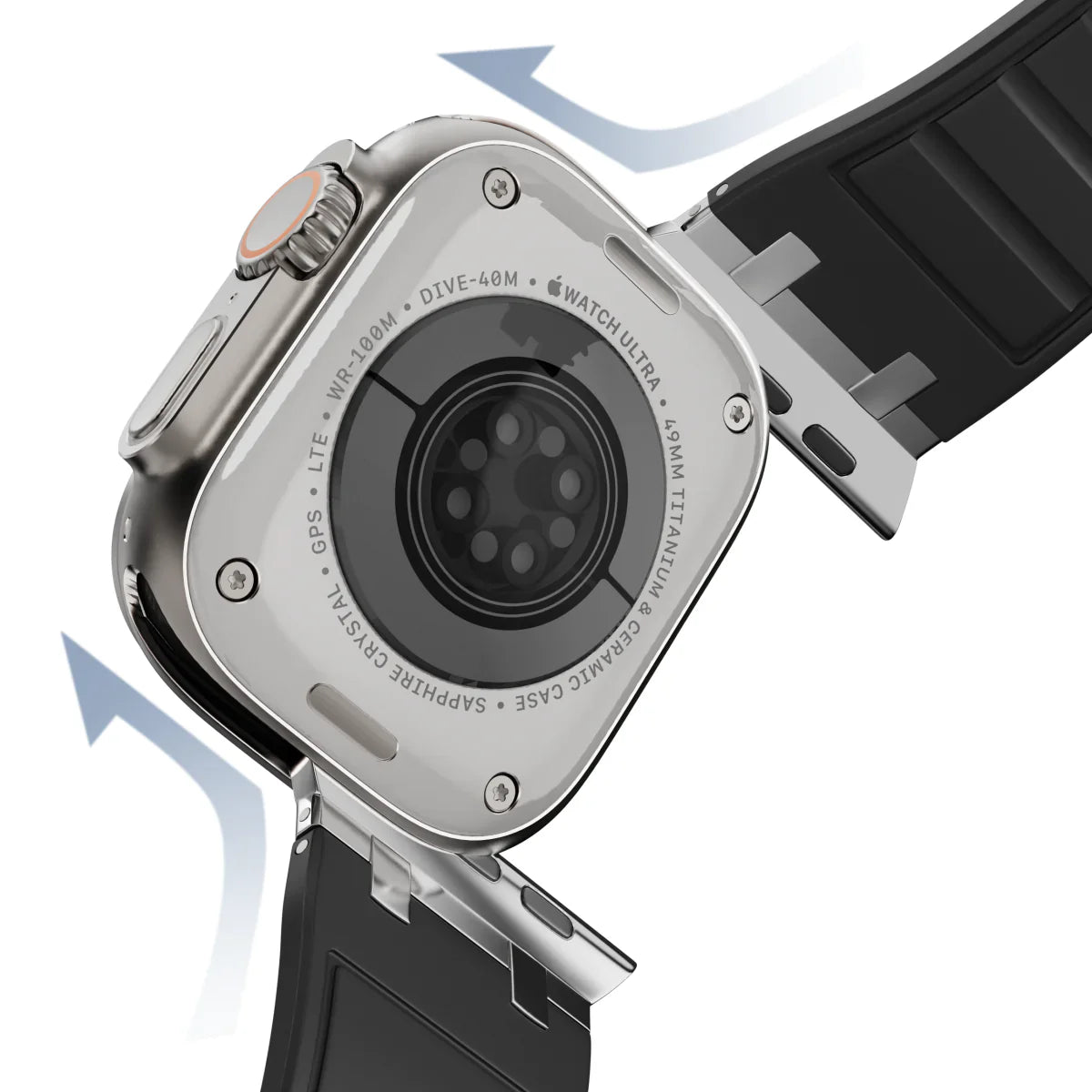 Bracelet en silicone de luxe AP avec boucle papillon