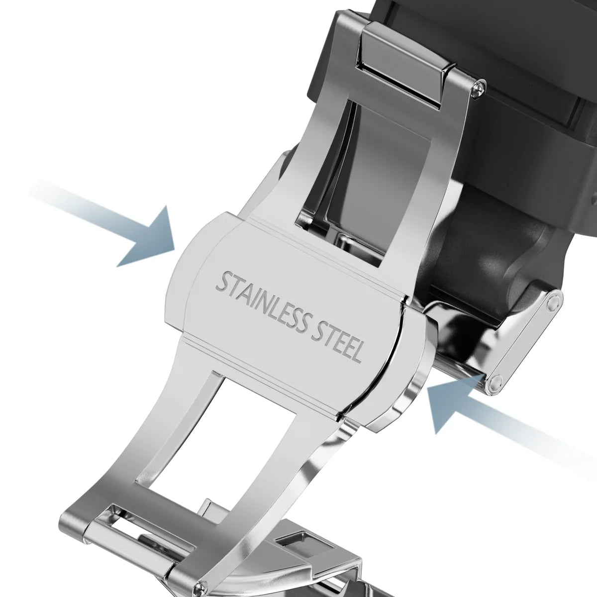 Bracelet en silicone de luxe AP avec boucle papillon