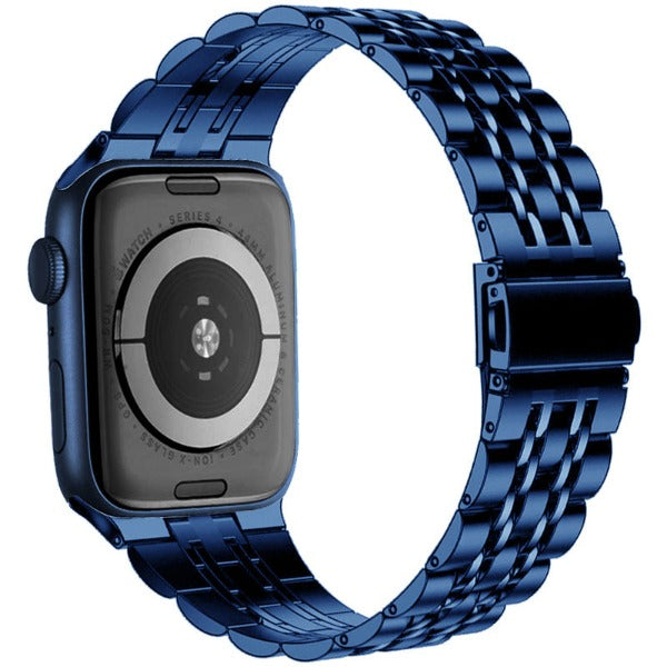 Bracelet à boucle déployante de luxe en acier inoxydable