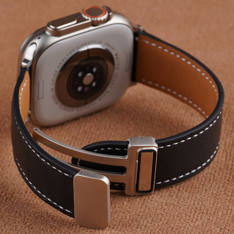 Sangle pliable magnétique en cuir 