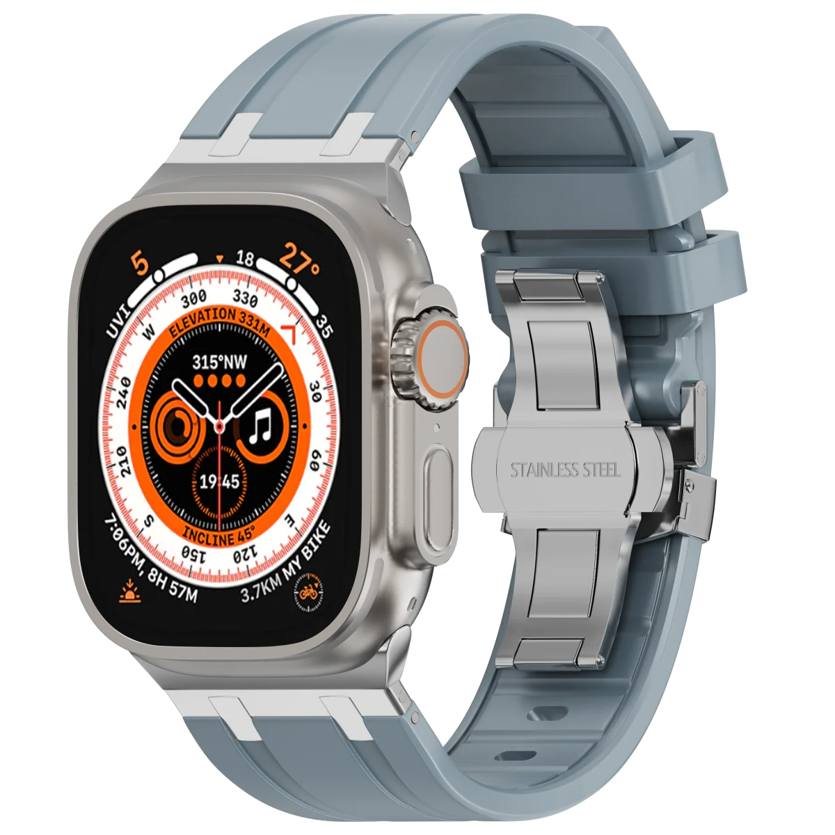 Bracelet en silicone de luxe AP avec boucle papillon