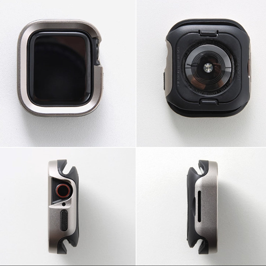 Boîtier métallique à bords convexes pour Apple Watch