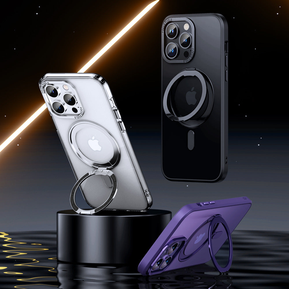 Coque iPhone transparente givrée Magsafe