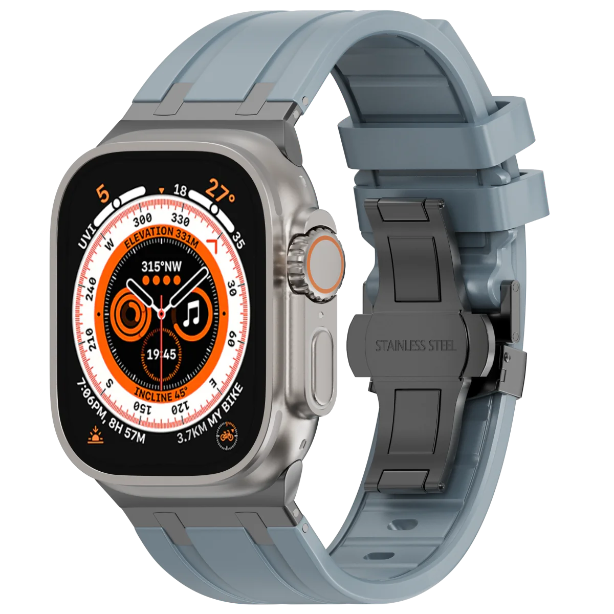 Bracelet en silicone de luxe AP avec boucle papillon