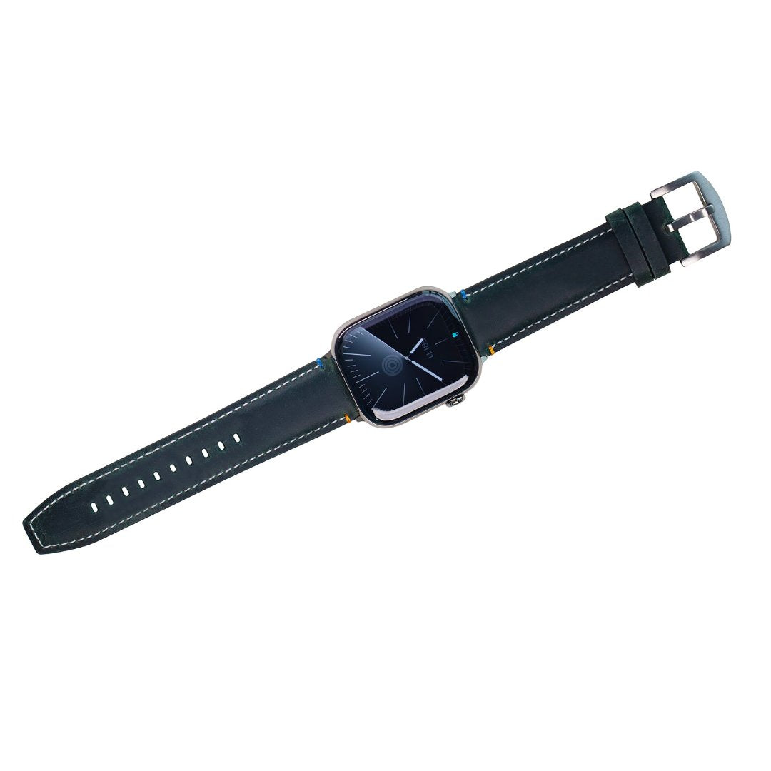 Bracelet en cuir style ville antique