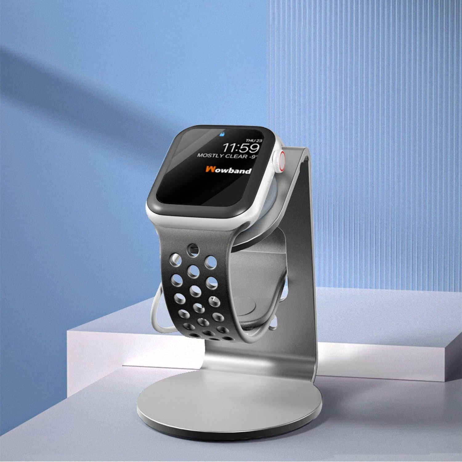 Support de chargement métallique pour Apple Watch