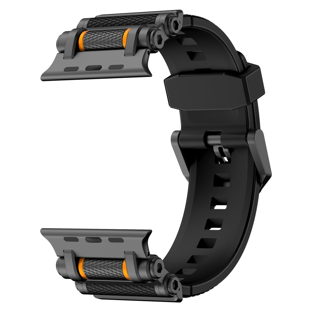 Bracelet en silicone avec axe de rotation pour Apple Watch