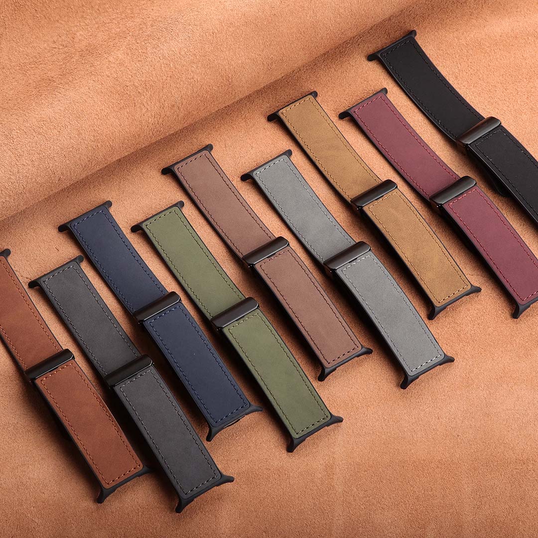 Bracelet magnétique en cuir et silicone pour Samsung Galaxy Watch Ultra