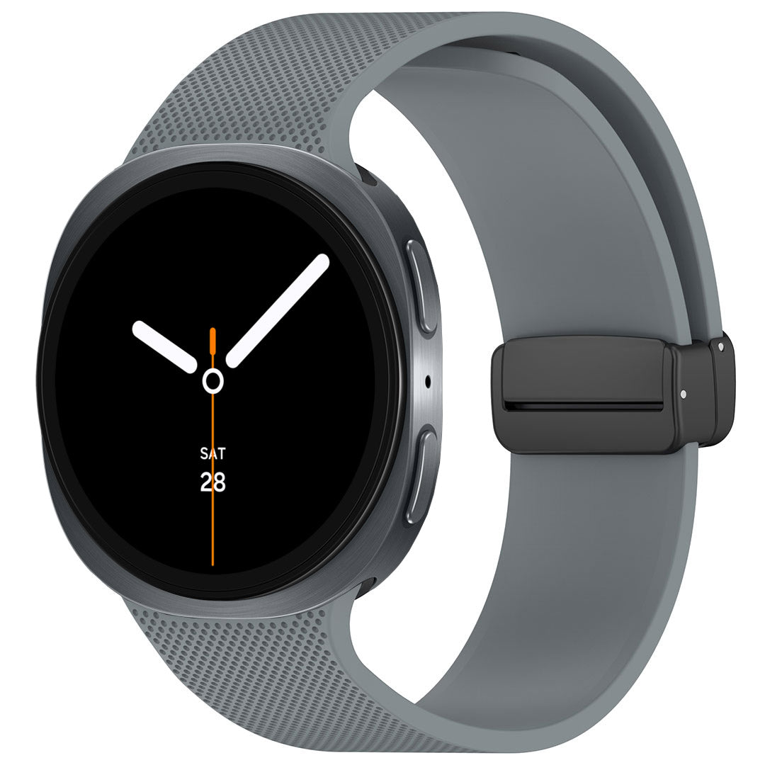 Bracelet de montre en silicone ST03 à boucle magnétique pour Galaxy Watch 8