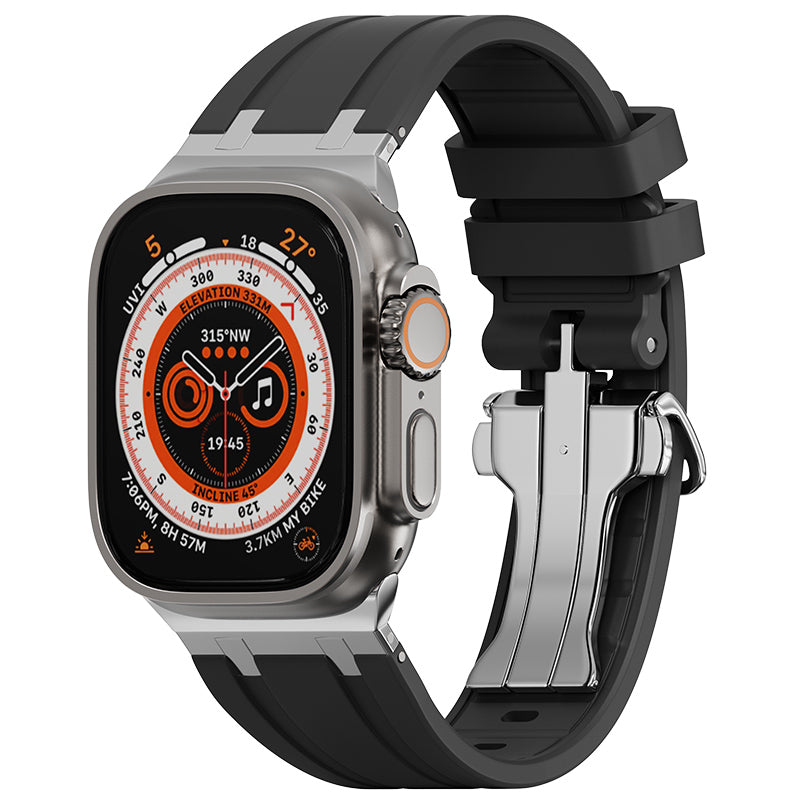 Bracelet en silicone de luxe à boucle déployante AP 