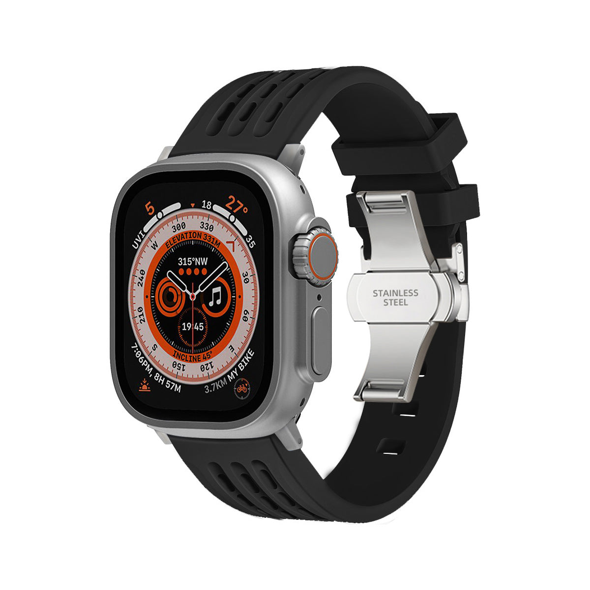 Bracelet de montre respirant à boucle papillon RM9009