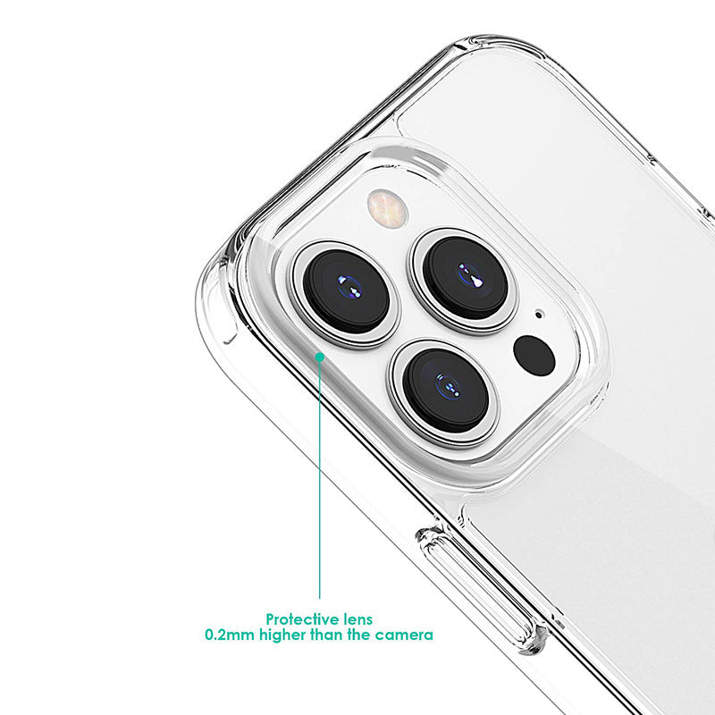 Étui de téléphone transparent luxueux 