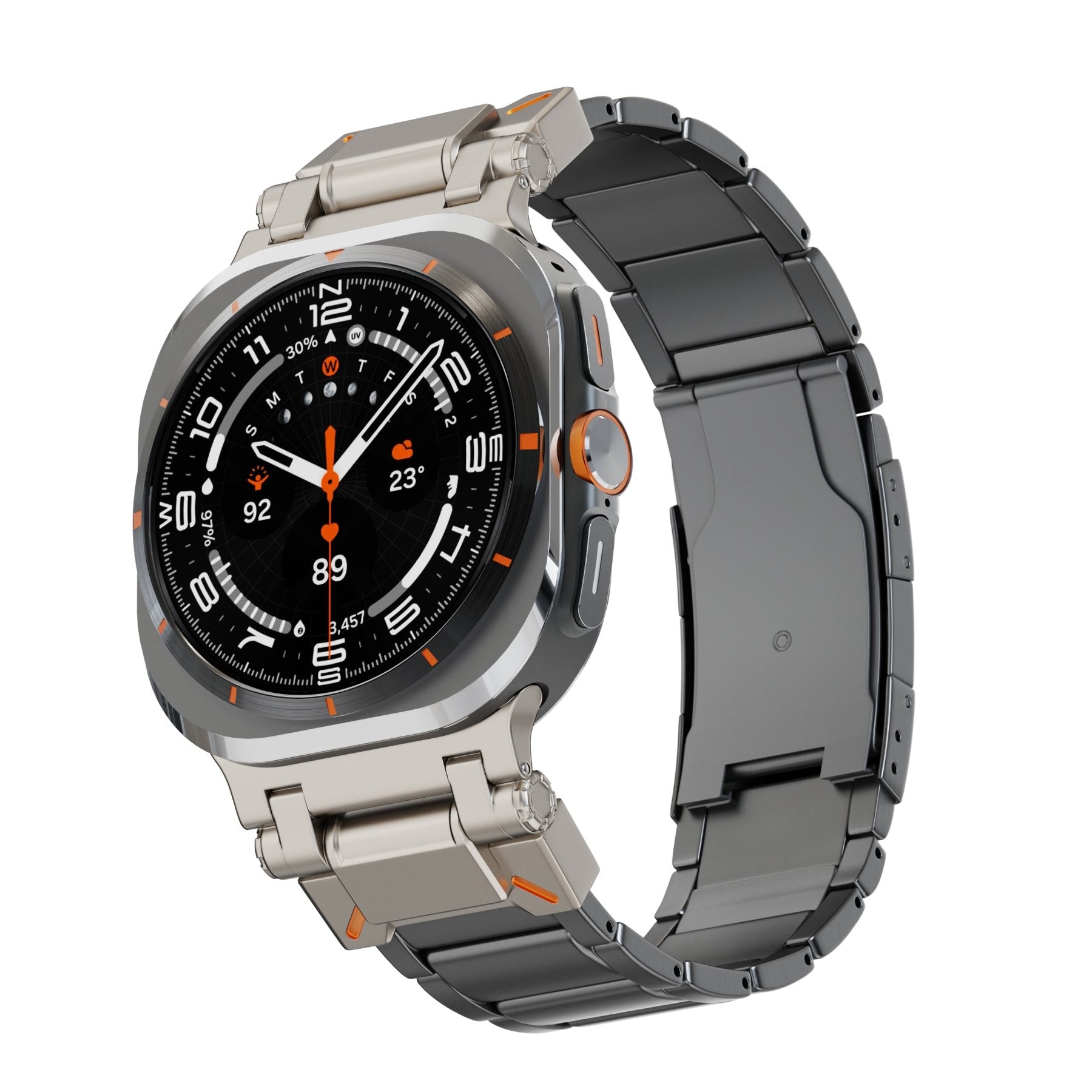 BRACELET À MAILLONS EN TITANE LUX88 pour Galaxy Watch Ultra