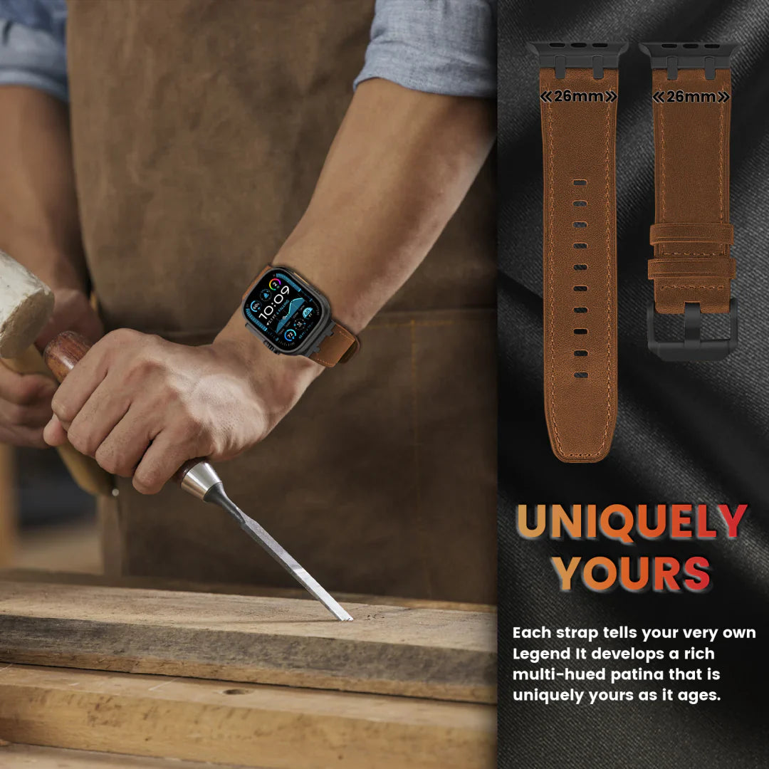 Bracelet en cuir AP pour Apple Watch