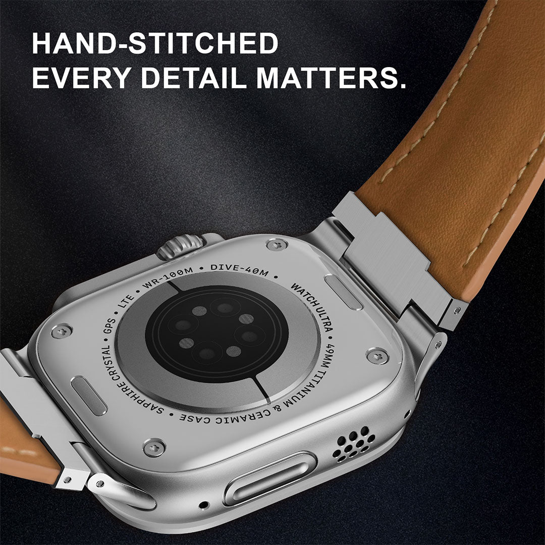 Bracelet en cuir Brave pour Apple Watch