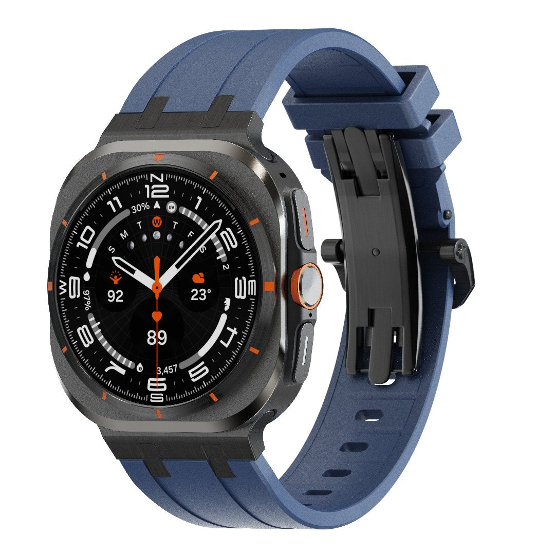 Bracelet en silicone AP avec boucle papillon pour Samsung Galaxy Watch Ultra