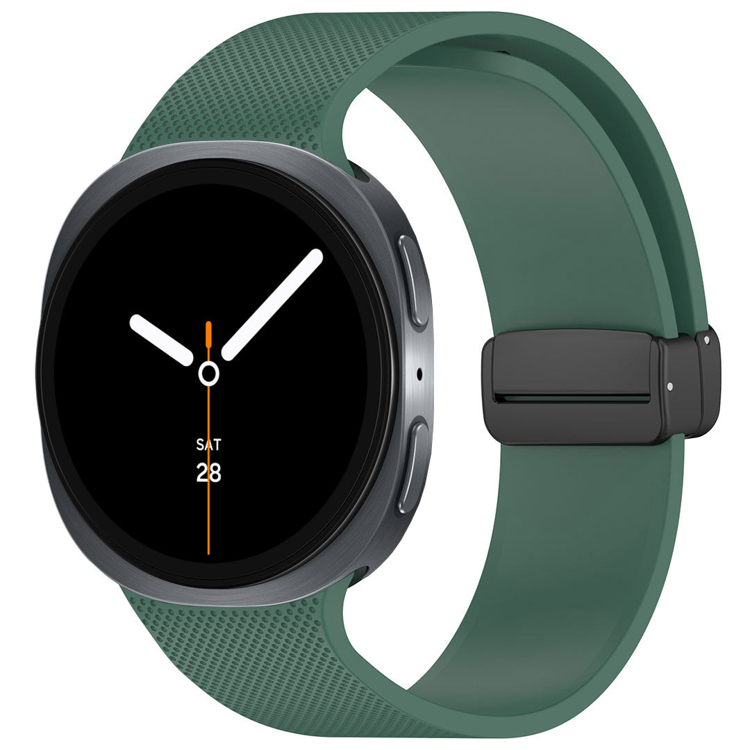 Bracelet de montre en silicone ST03 à boucle magnétique pour Galaxy Watch 8