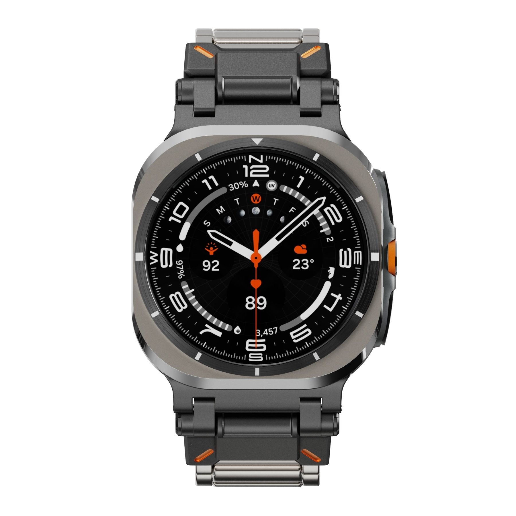 BRACELET À MAILLONS EN TITANE LUX88 pour Galaxy Watch Ultra