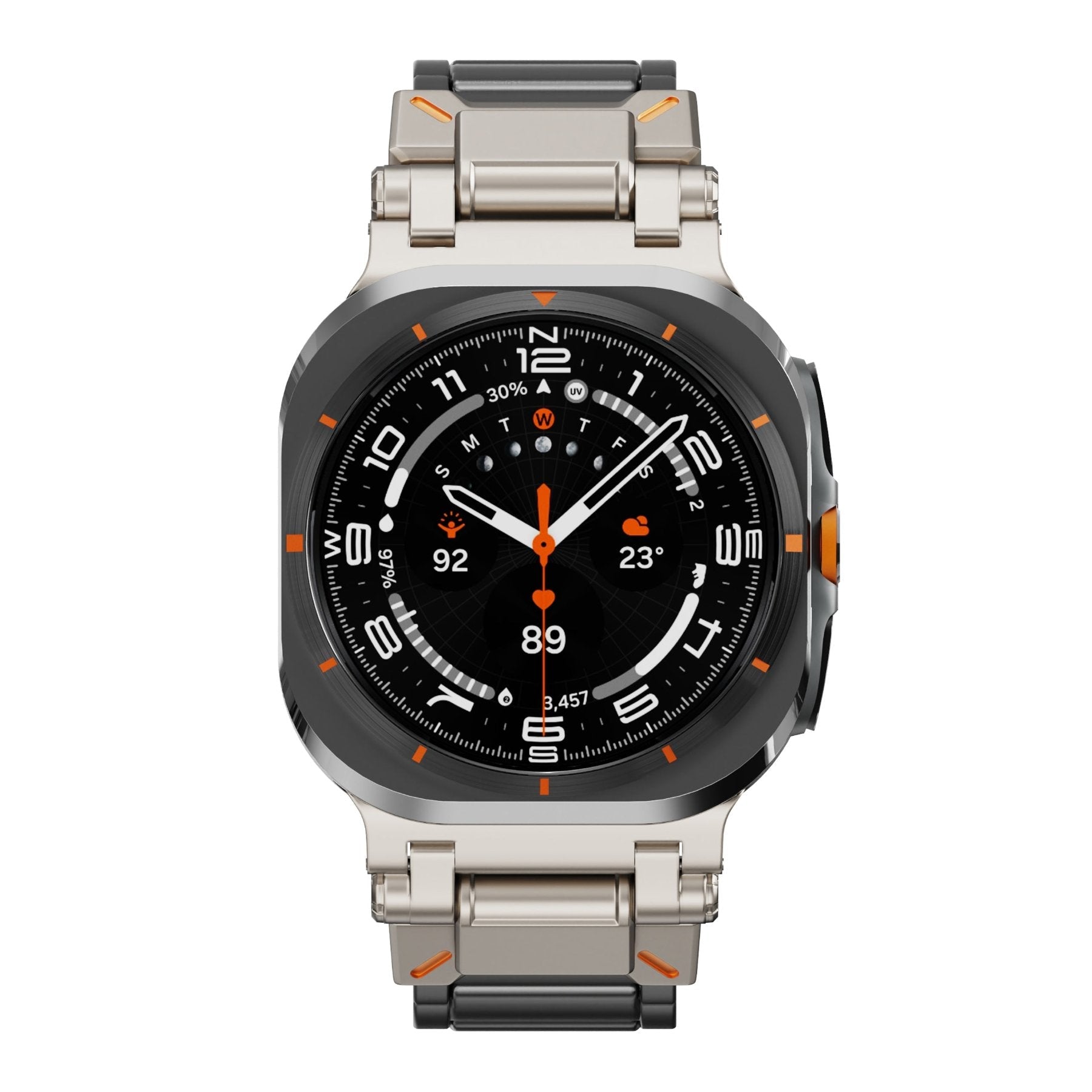 BRACELET À MAILLONS EN TITANE LUX88 pour Galaxy Watch Ultra