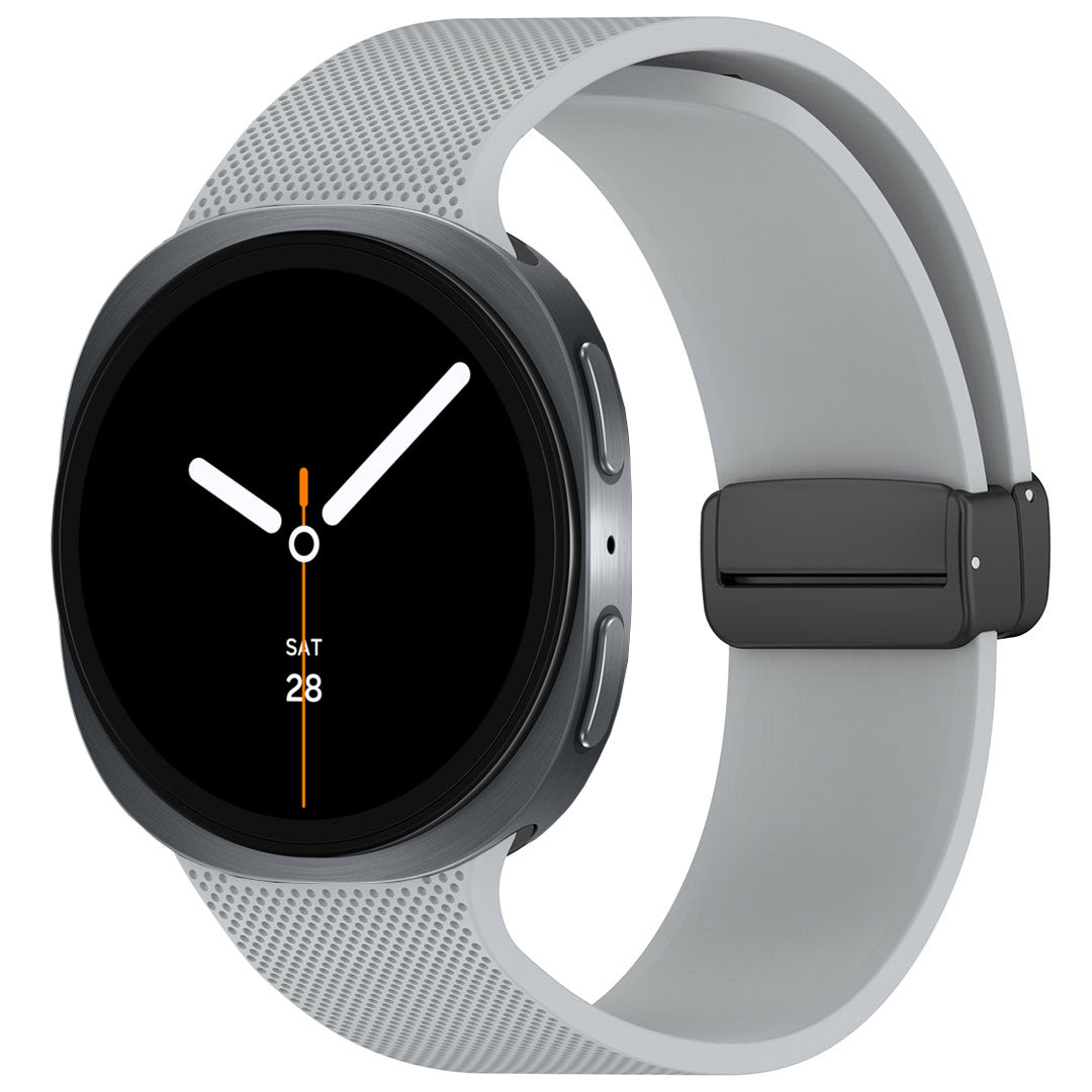 Bracelet de montre en silicone ST03 à boucle magnétique pour Galaxy Watch 8