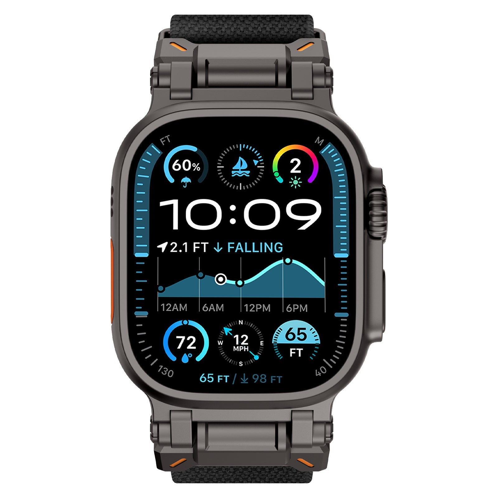 Bracelet Explorer en nylon pour Apple Watch