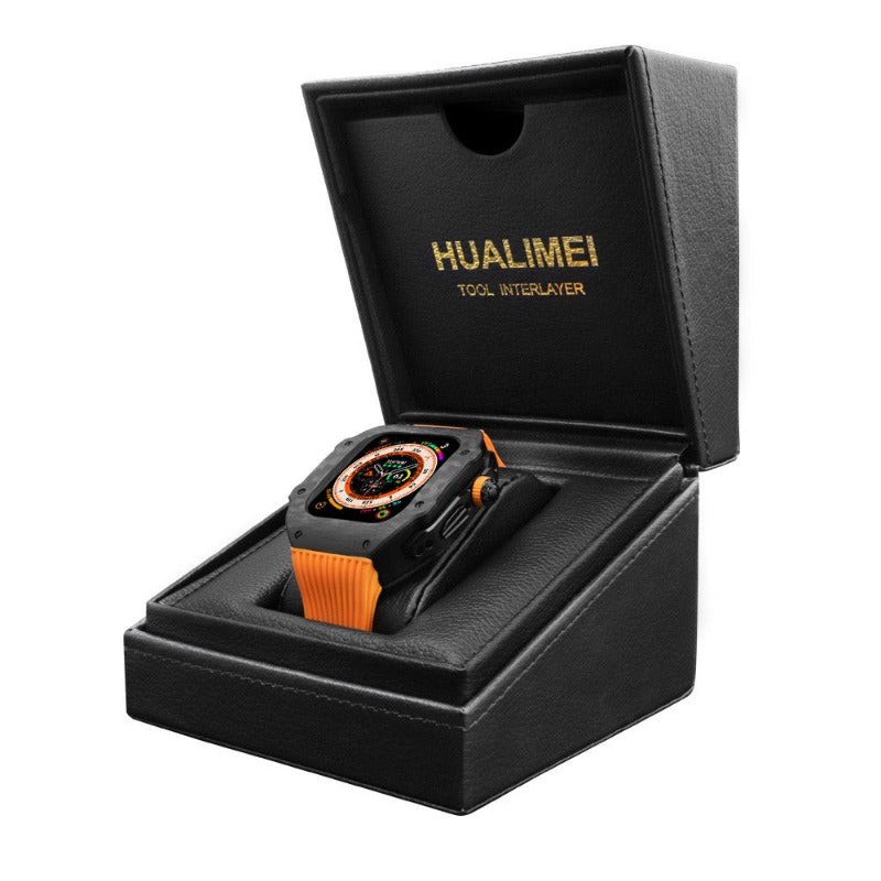 Bracelet de montre modifié en fibre de carbone 