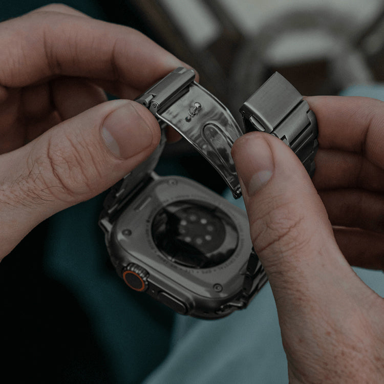 BRACELET À MAILLONS EN TITANE LUX51