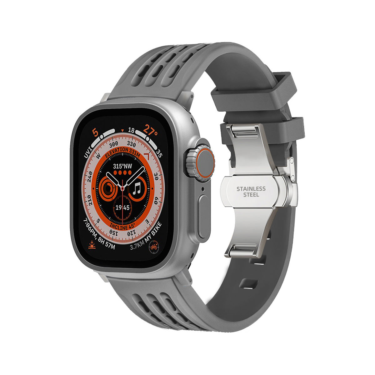 Bracelet de montre respirant à boucle papillon RM9009