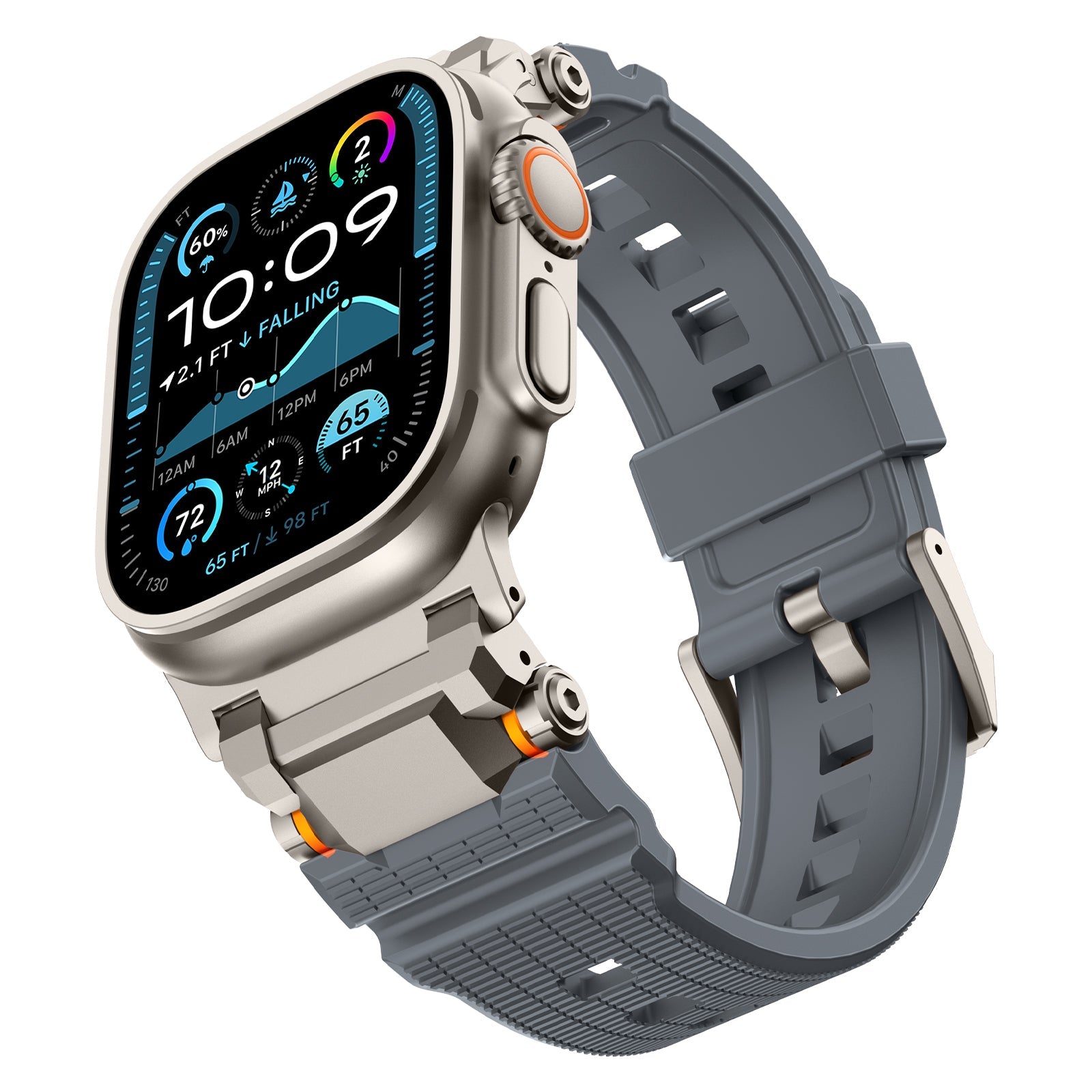 Bracelet en silicone Samurai Mech Design pour Apple Watch