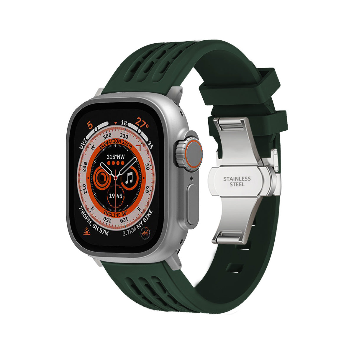 Bracelet de montre respirant à boucle papillon RM9009